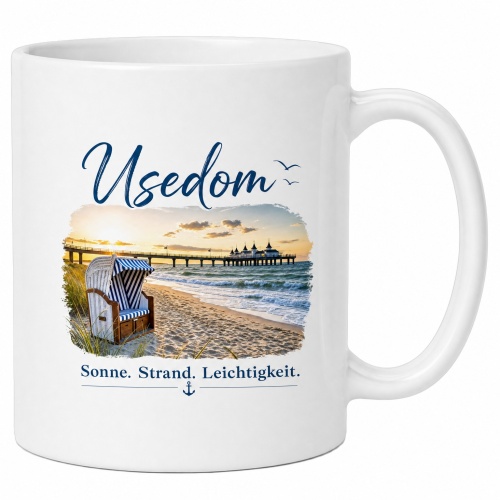 Tasse »Usedom – Sonne. Strand....