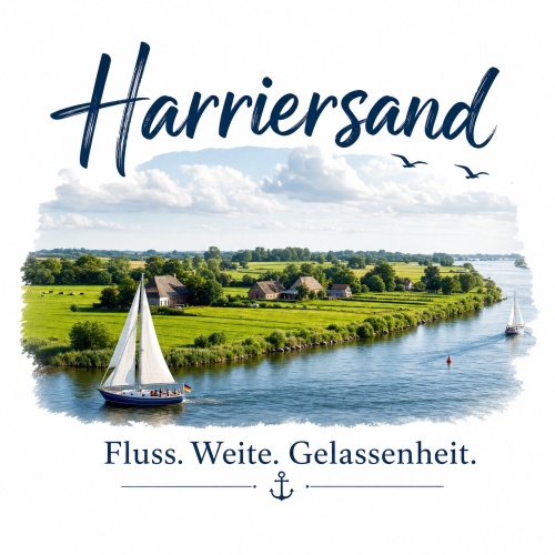 Tasse »Harriersand – Fluss. Weite....