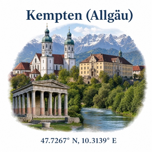 Tasse »Kempten (Allgäu) –...
