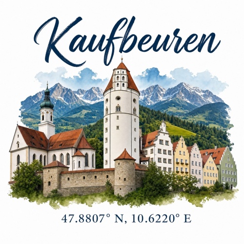 Tasse »Kaufbeuren Panorama«
