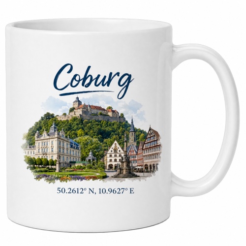 Tasse »Coburg – Sehenswürdigkeiten«