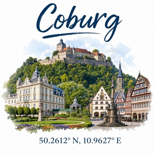 Tasse »Coburg – Sehenswürdigkeiten«