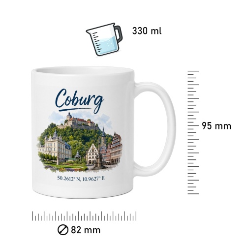 Tasse »Coburg – Sehenswürdigkeiten«