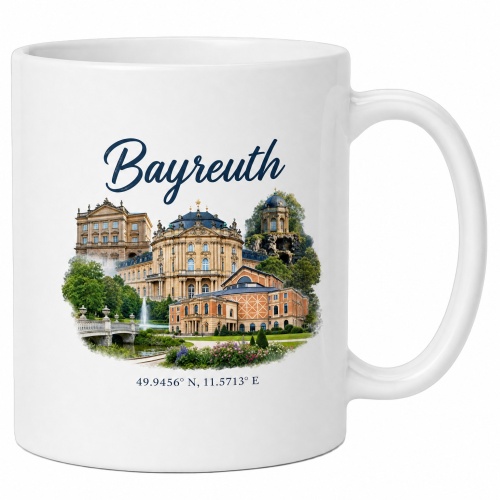 Tasse »Bayreuth Sehenswürdigkeiten«