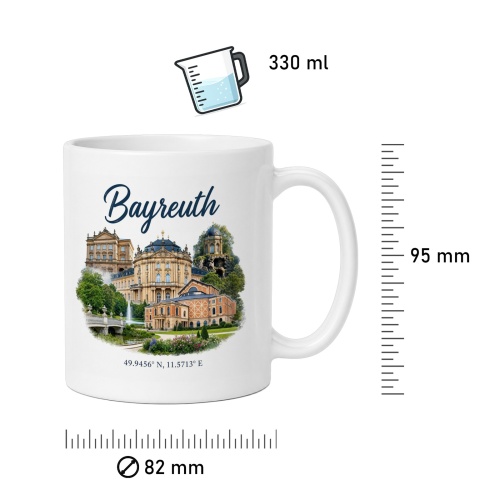 Tasse »Bayreuth Sehenswürdigkeiten«