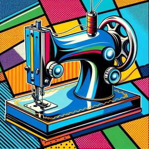 Tasse "Die Kunst des Nähens - PopArt"