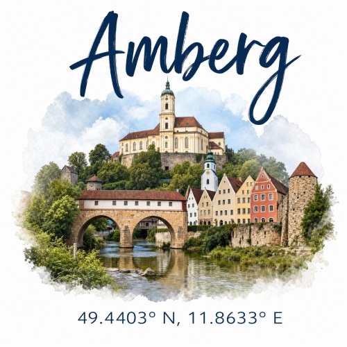 Tasse »Amberg Stadtmotiv«