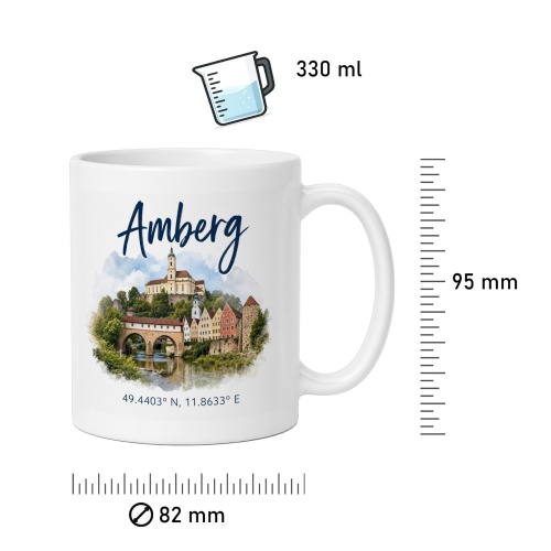 Tasse »Amberg Stadtmotiv«