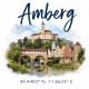 Tasse »Amberg Stadtmotiv«