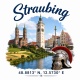 Tasse »Straubing Skyline & Römerhelm«