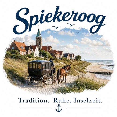 Tasse »Spiekeroog – Tradition. Ruhe....