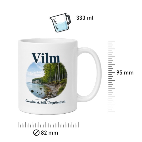Tasse »Vilm – Geschützt. Still. Ursprünglich.«