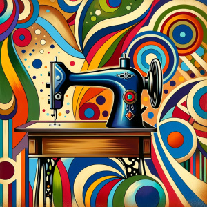 Tasse "Die Kunst des Nähens - PsychedelicArt"