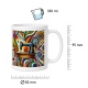 Tasse »Die Kunst des Nähens - PsychedelicArt«