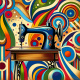 Tasse »Die Kunst des Nähens - PsychedelicArt«
