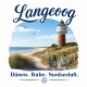 Tasse »Langeoog – Dünen. Ruhe. Nordseeluft.«