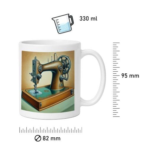 Tasse »Die Kunst des Nähens - Neue Sachlichkeit«