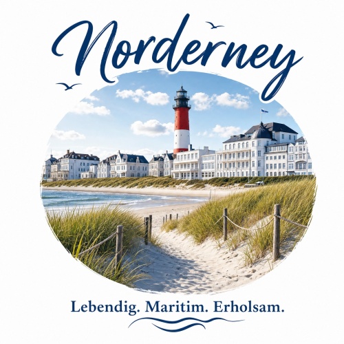 Tasse »Norderney – Lebendig. Maritim....