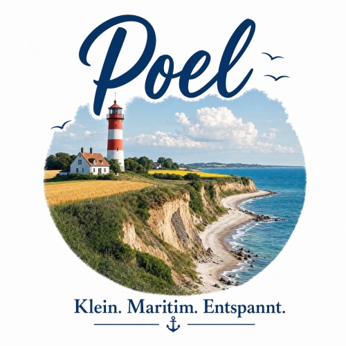 Tasse »Poel – Klein. Maritim. Entspannt.«