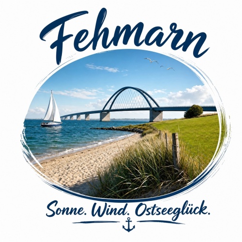 Tasse »Fehmarn – Sonne. Wind....