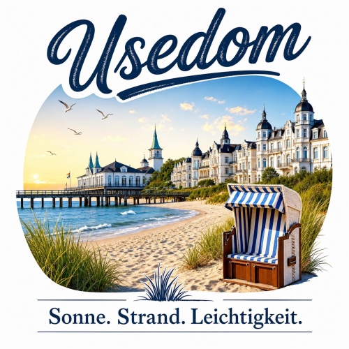 Tasse »Usedom – Sonne. Strand....