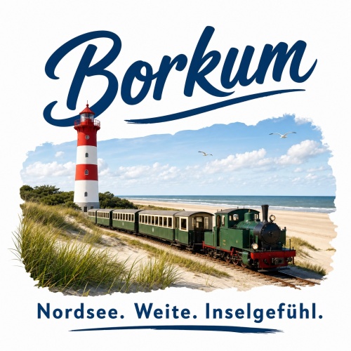 Tasse »Borkum – Nordsee. Weite....