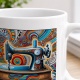 Tasse »Die Kunst des Nähens - FlowerPower«