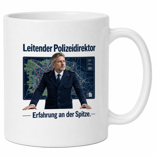 Tasse »Leitender Polizeidirektor – Erfahrung...