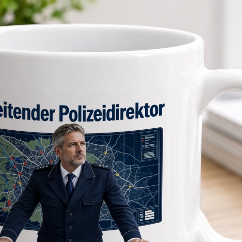 Tasse »Leitender Polizeidirektor – Erfahrung an der Spitze«