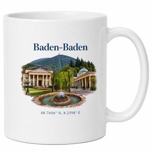 Tasse »Baden-Baden Kurhaus & Kolonnaden«