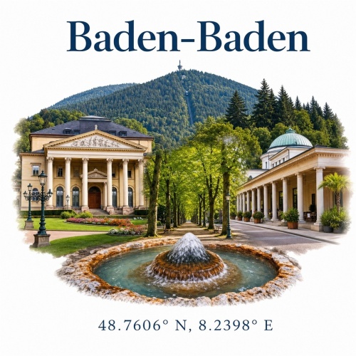 Tasse »Baden-Baden Kurhaus & Kolonnaden«