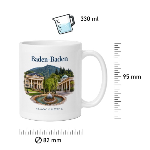 Tasse »Baden-Baden Kurhaus & Kolonnaden«