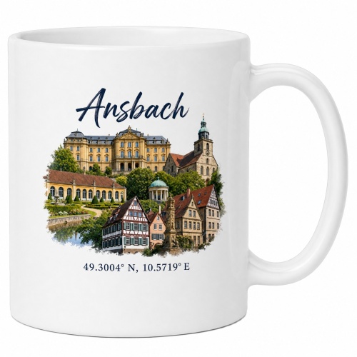 Tasse »Ansbach Collage«
