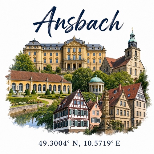 Tasse »Ansbach Collage«