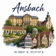Tasse »Ansbach Collage«