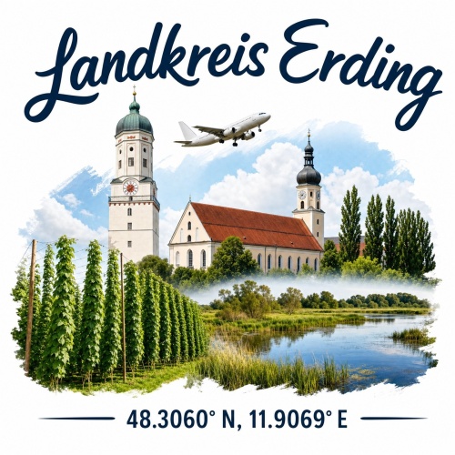 Tasse »Landkreis Erding«