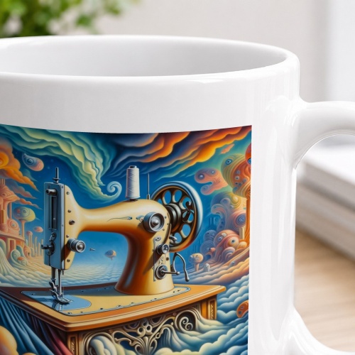 Tasse »Die Kunst des Nähens - Surrealismus«