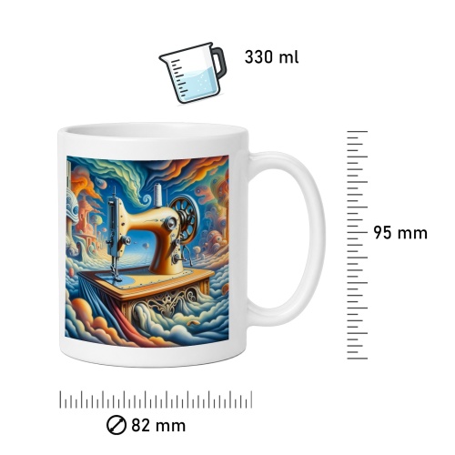 Tasse »Die Kunst des Nähens - Surrealismus«