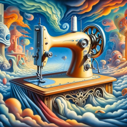 Tasse »Die Kunst des Nähens - Surrealismus«