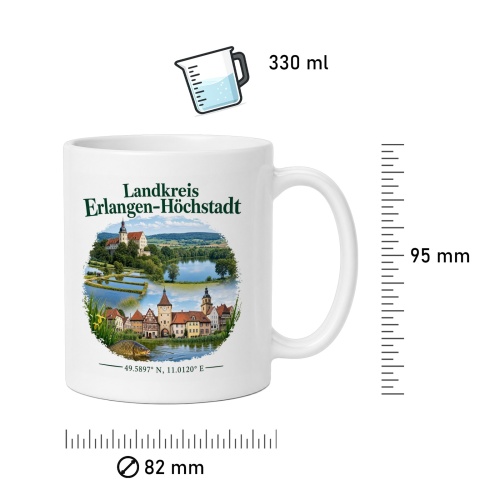 Tasse »Landkreis Erlangen-Höchstadt«