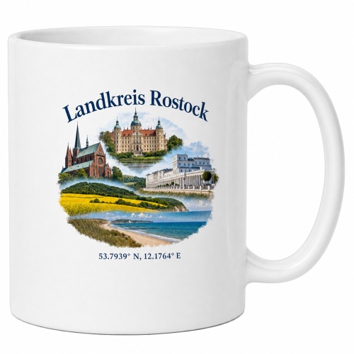 Tasse »Landkreis Rostock«