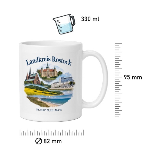 Tasse »Landkreis Rostock«