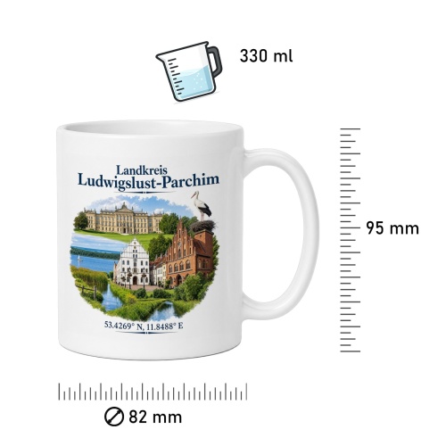 Tasse »Landkreis Ludwigslust-Parchim«