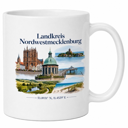 Tasse »Landkreis Nordwestmecklenburg«