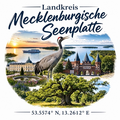 Tasse »Landkreis Mecklenburgische Seenplatte«