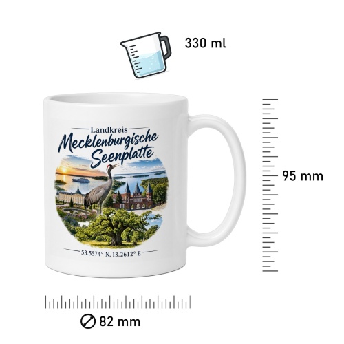 Tasse »Landkreis Mecklenburgische Seenplatte«