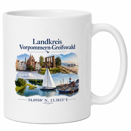 Tasse »Landkreis Vorpommern-Greifswald«