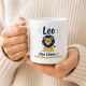 Tasse »Leo – Der Löwe – brüllt selten, gewinnt trotzdem«