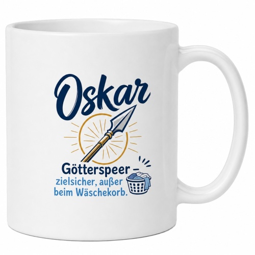 Tasse »Oskar – Götterspeer, außer...