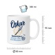 Tasse »Oskar – Götterspeer, außer beim Wäschekorb«